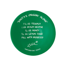 Load image into Gallery viewer, Santa’s Chuggin’ Along Lolita Wine Glass