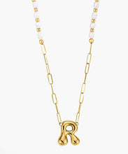 Load image into Gallery viewer, Chic Bubble Initial Pearl Necklaces