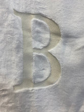 Load image into Gallery viewer, Initial Monogram Throw Blanket