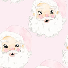 Load image into Gallery viewer, Watercolor Pink Santa Prosecco Bottle Wrap