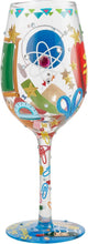 Load image into Gallery viewer, Super Teacher Lolita Wine Glass