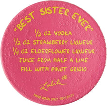 Load image into Gallery viewer, Best Sister Ever Lolita Wine Glass