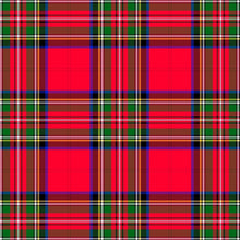 Load image into Gallery viewer, Red & Green Christmas Tartan Prosecco Bottle Wrap