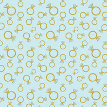 Load image into Gallery viewer, Blue Engagement Ring Prosecco Bottle Wrap