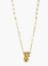 Load image into Gallery viewer, Chic Bubble Initial Pearl Necklaces