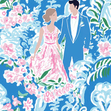 Load image into Gallery viewer, Preppy Bride & Groom Prosecco Bottle Wrap