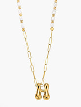 Load image into Gallery viewer, Chic Bubble Initial Pearl Necklaces