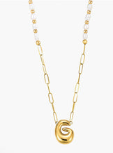 Load image into Gallery viewer, Chic Bubble Initial Pearl Necklaces