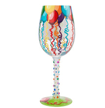 Load image into Gallery viewer, Birthday Streamers Lolita Wine Glass