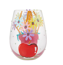 Load image into Gallery viewer, Best Teacher Ever Lolita Stemless Glass