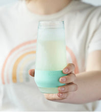 Load image into Gallery viewer, Seafoam Tint Champagne Freeze Glasses