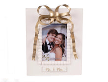 Load image into Gallery viewer, Mr. & Mrs. Gold Bow Frame