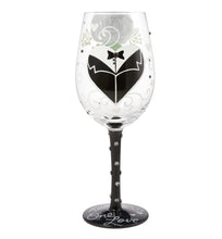 Load image into Gallery viewer, Groom Two Hearts Lolita Wine Glass