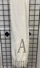 Load image into Gallery viewer, Initial Monogram Throw Blanket