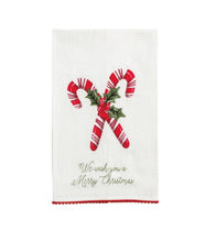 Load image into Gallery viewer, Christmas Pom Trim Towels