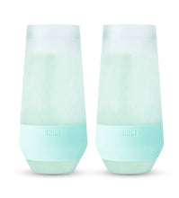Load image into Gallery viewer, Seafoam Tint Champagne Freeze Glasses