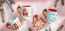 Load image into Gallery viewer, Christmas Pedestal Mugs
