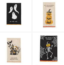 Load image into Gallery viewer, Halloween Trim Towels