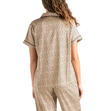 Load image into Gallery viewer, Ooh La Leopard Satin Pajama Top