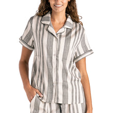 Load image into Gallery viewer, Overnight Oasis Satin Pajama Top
