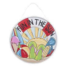 Load image into Gallery viewer, Happy Easter/Fun in the Sun Double Sided Burlee