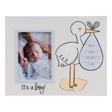 Load image into Gallery viewer, It’s A Boy Stork Frame