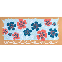 Load image into Gallery viewer, Welcome Flowers Door Mat Insert