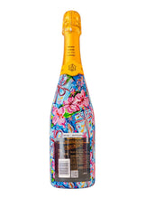 Load image into Gallery viewer, Preppy Happy Birthday Brushed Presents Veuve Bottle Wrap