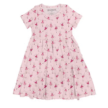 Load image into Gallery viewer, Ballet Short Sleeve Dress with Pockets