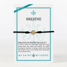 Load image into Gallery viewer, Black Breathe Blessing Bracelet