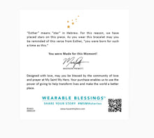 Load image into Gallery viewer, Made For This Moment Ester 4:14 Morse Code Bracelet