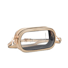 Load image into Gallery viewer, Double Zip Clear Game Day Purse
