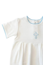 Load image into Gallery viewer, Blue Cross Embroidered Bubble
