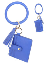 Load image into Gallery viewer, Keychain Bangle with Wallet &amp; Tassel
