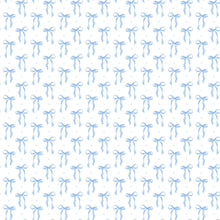 Load image into Gallery viewer, Grandmillenial Blue Bows Prosecco Bottle Wrap
