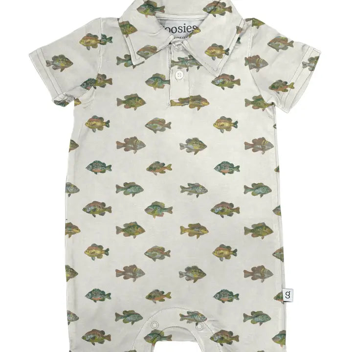 Lake Fish Short Sleeve Polo Shortall