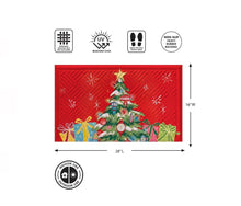 Load image into Gallery viewer, Heartfelt Cheer Christmas Tree Embossed Mat
