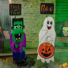 Load image into Gallery viewer, Halloween Trio Fabric Stakes
