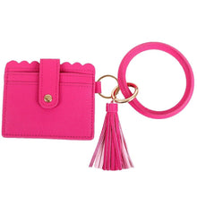 Load image into Gallery viewer, Keychain Bangle with Wallet &amp; Tassel
