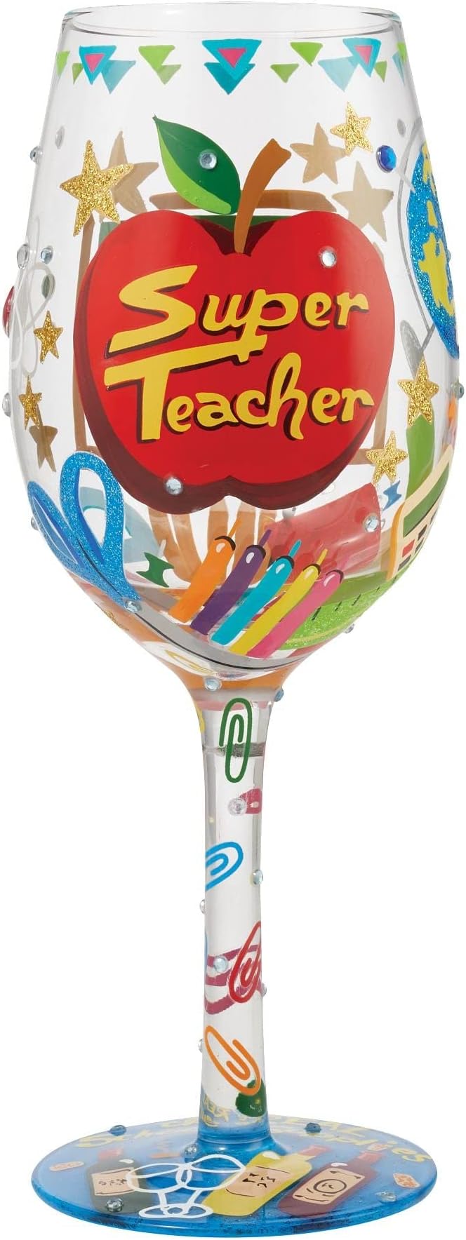 Super Teacher Lolita Wine Glass