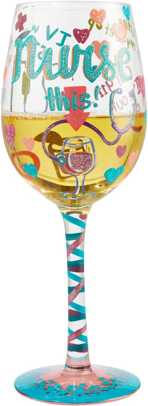 Nurse This Lolita Wine Glass