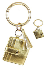 Load image into Gallery viewer, Keychain Bangle with Wallet &amp; Tassel
