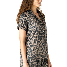 Load image into Gallery viewer, The Cat&#39;s Meow Satin Pajama Top
