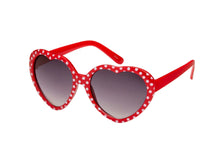 Load image into Gallery viewer, K6902 Kids Heart Polka Dot Sunglasses
