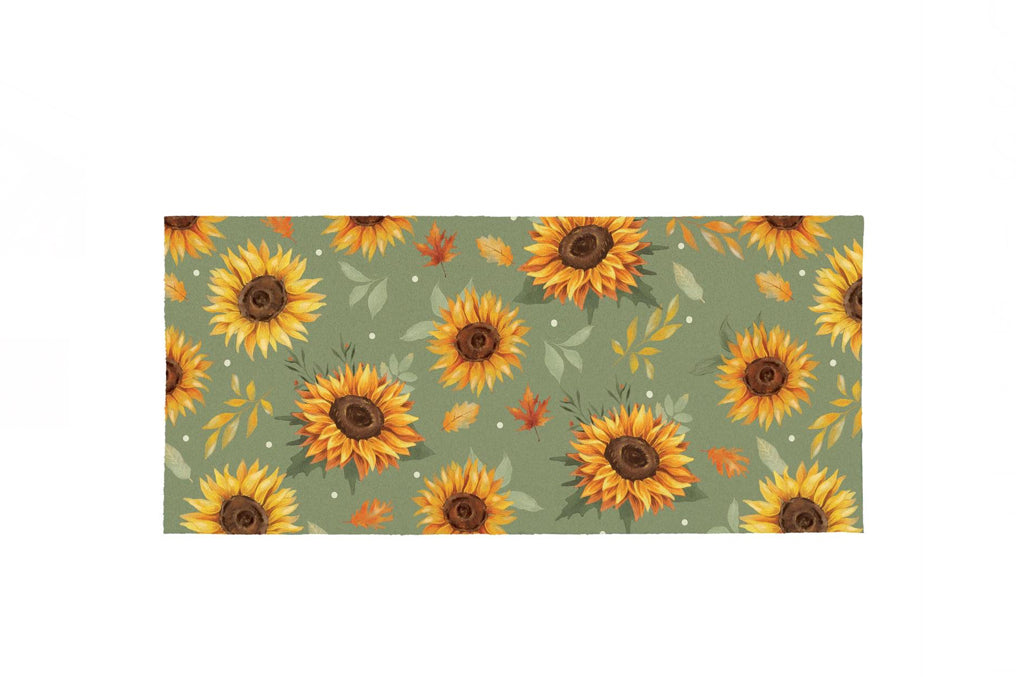 Sunflower Flocked Coir Sassafras Mat