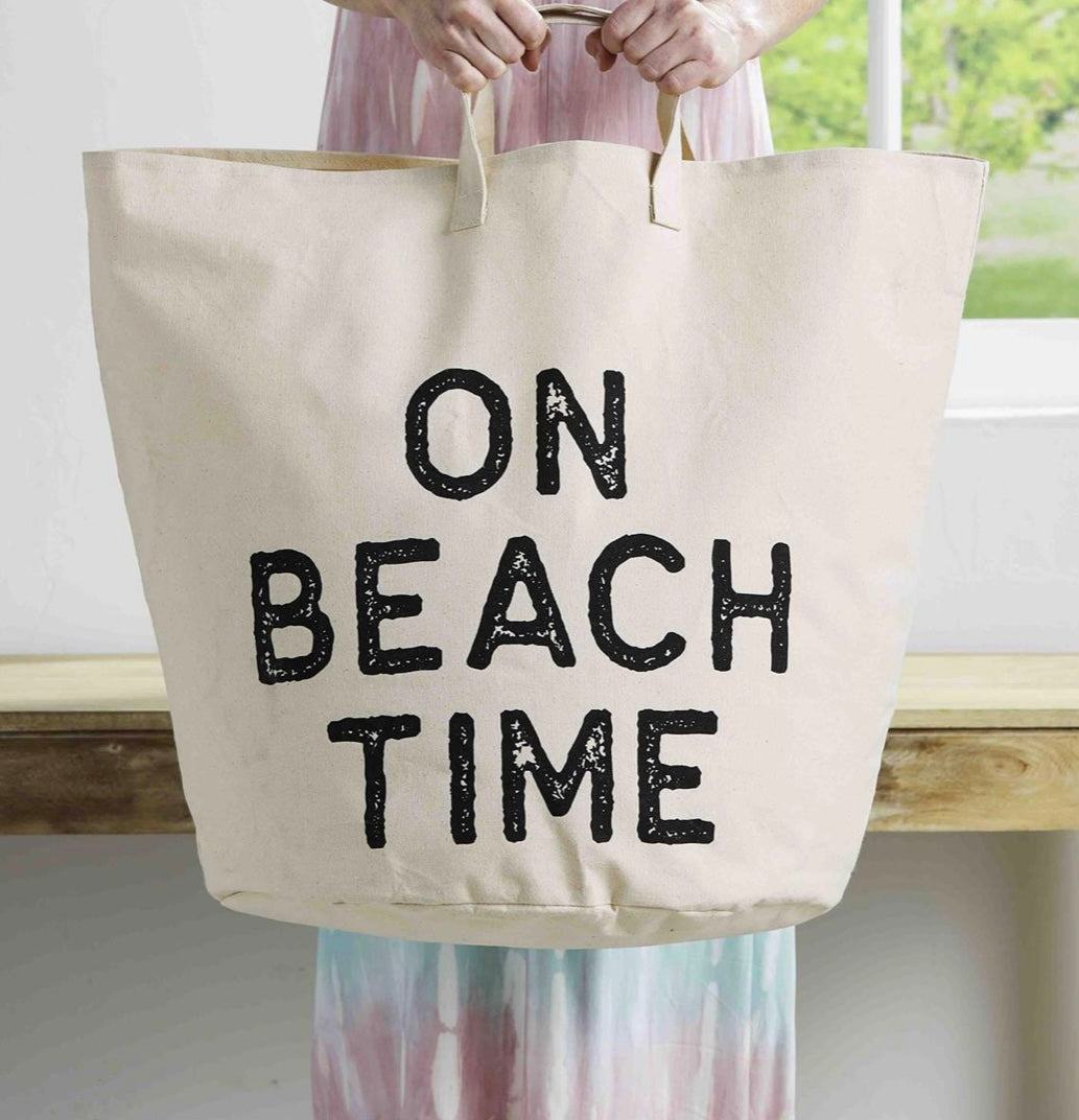 On Beach Time Tote