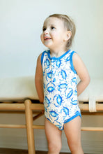 Load image into Gallery viewer, 3-6mth Blue Crab Henley
