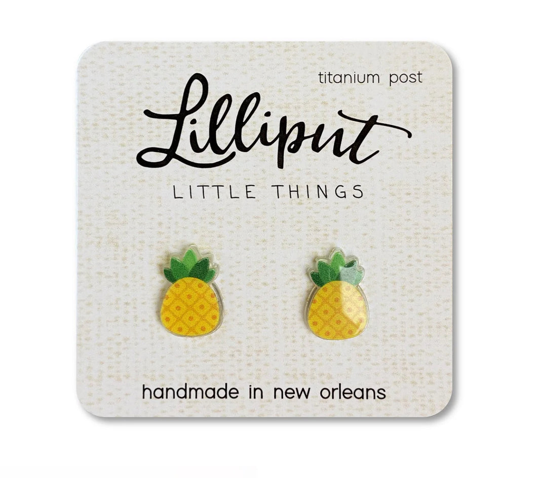 Pineapple Lilliput Earrings