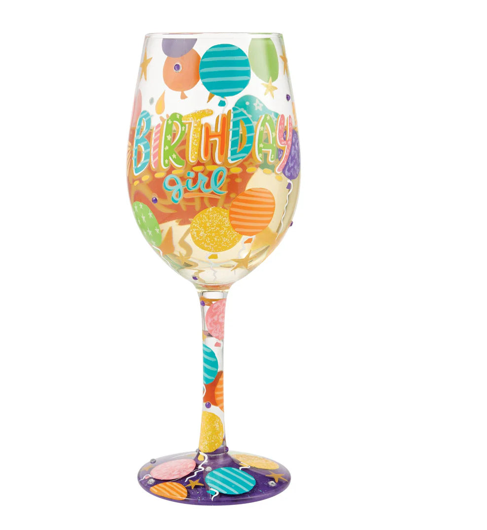 Birthday Girl Lolita Wine Glass