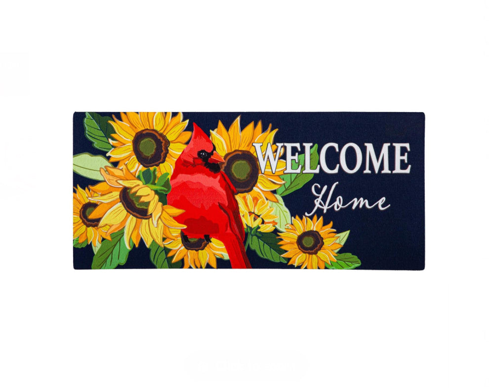 Sunflower Cardinal Sassafras Mat